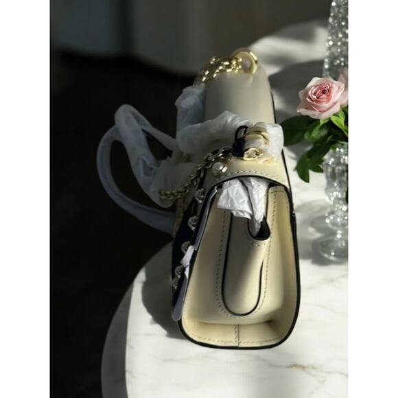 NWT - ZAC Zac Posen Bridette Belted Mini Crossbody Handbag in Dove - Picture 6 of 9